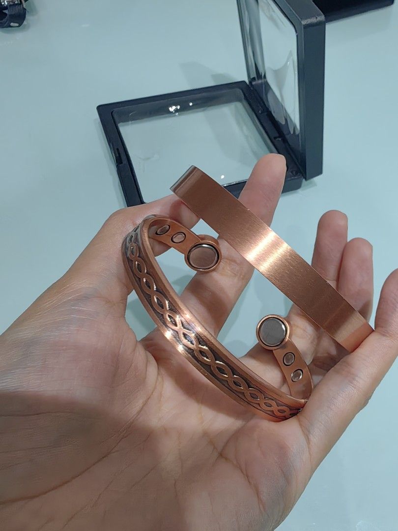 Pure Copper Bracelet for Rayuma with magnet Women s Fashion Jewelry Organizers Bracelets on Carousell