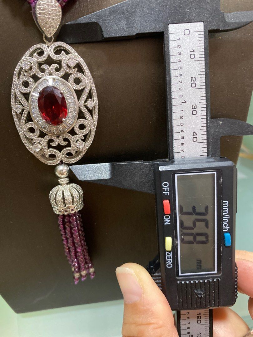 Purple Garnet Necklace Women s Fashion Jewelry