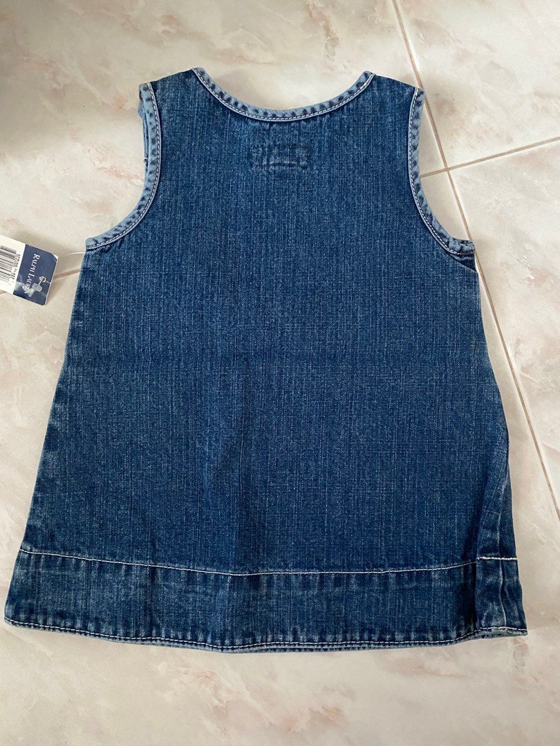 Ralph lauren baby 2024 girl denim dress