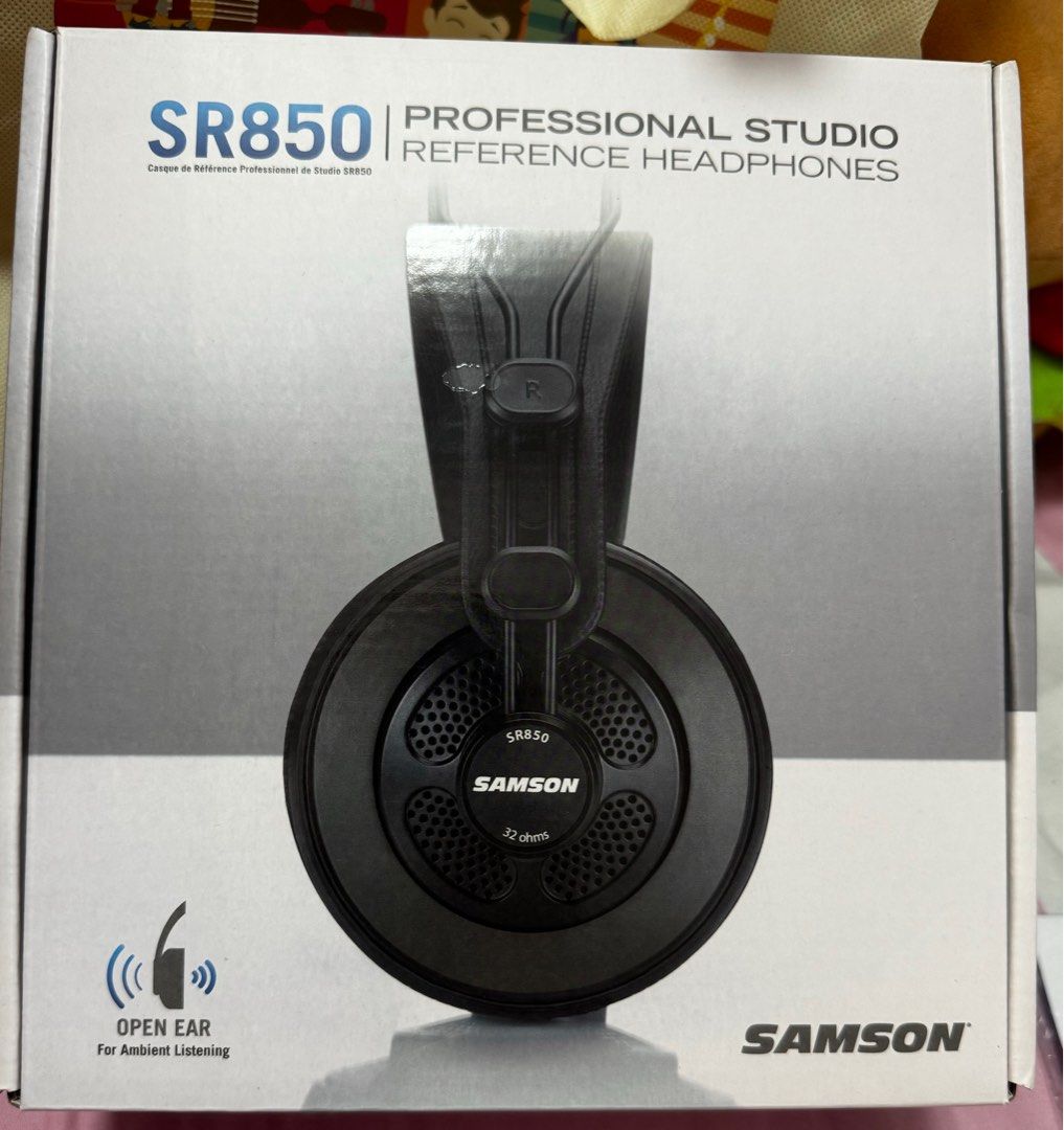 Samson SR850 Studio Headphones 半開放式耳機, 音響器材, 頭戴式/罩耳式耳機 - Carousell