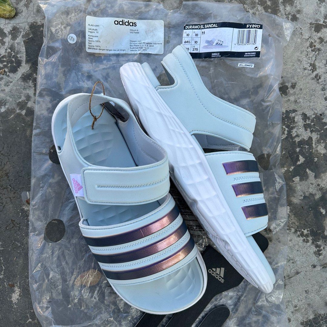 Sandal Casual Pria Adidas Duramo Slide Original Resmi Termurah