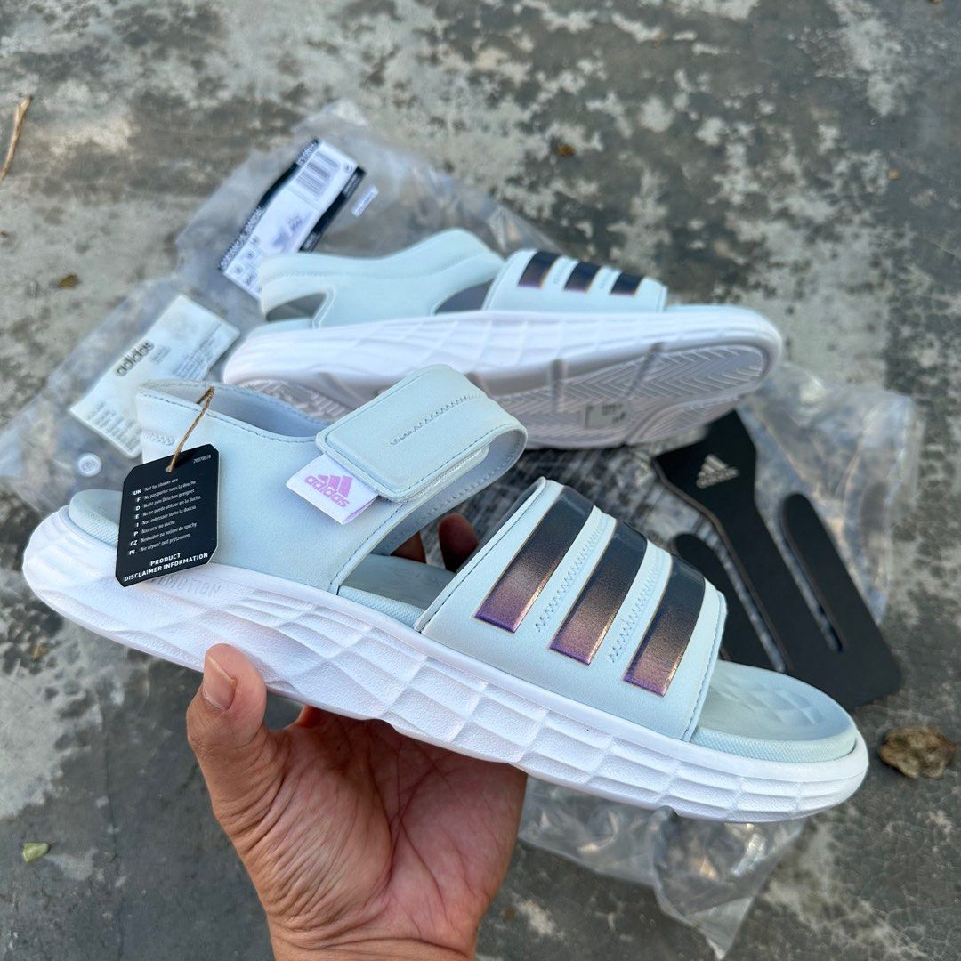 Adidas duramo discount slides neon