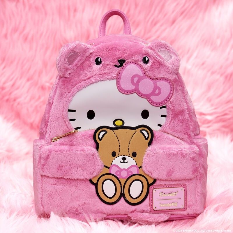 Disney Hello Kitty Sanrio Allover Girls Backpack for Kids & Adult White, Women's, Size: 15 x 12 x 4