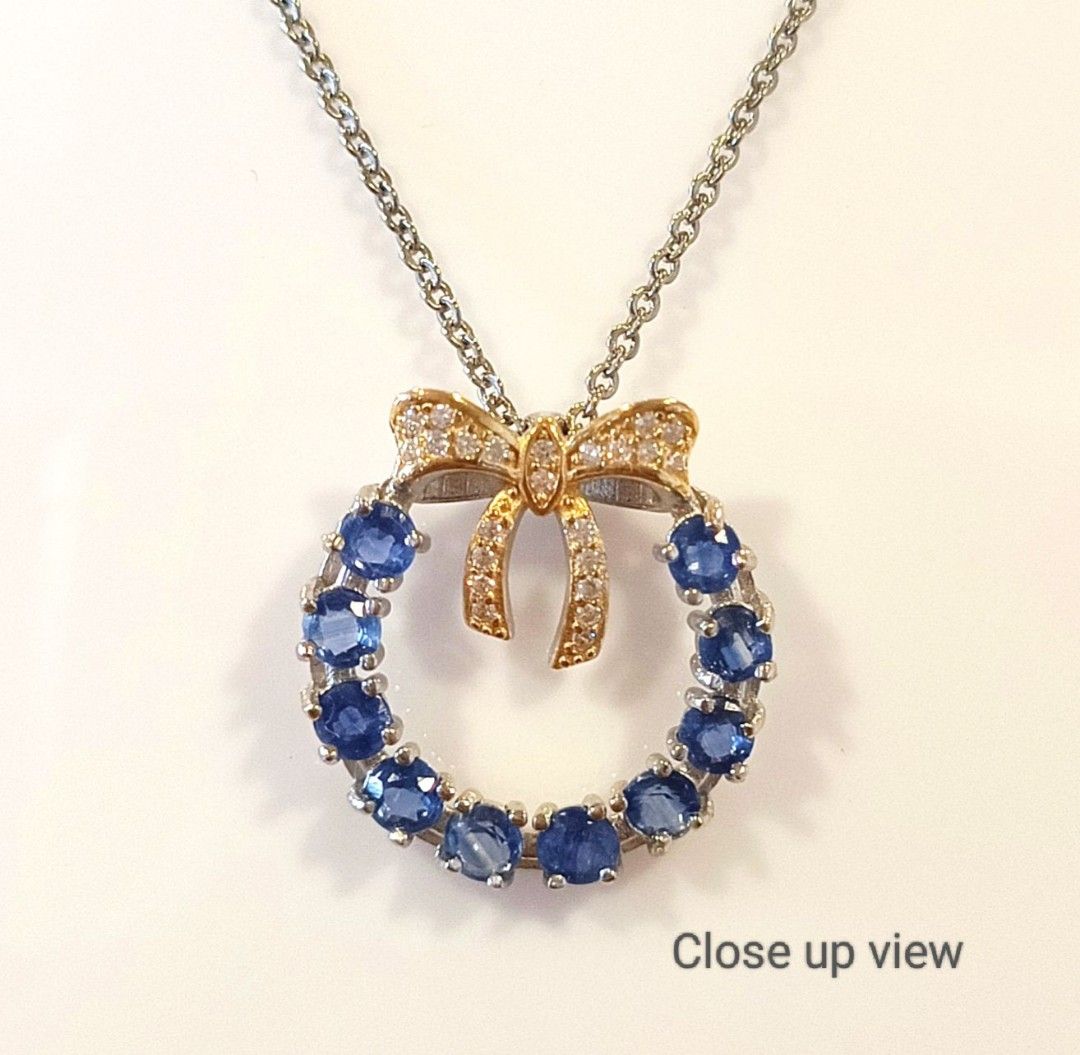 Sapphire 2024 necklace sale