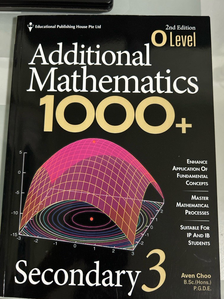 Sec 3 Additional Mathematics (AMath) Topical Assessment Book, Hobbies \u0026 Toys, Books \u0026 Magazines ...