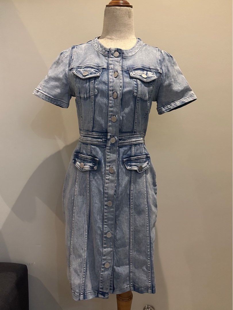 Seed denim dress clearance