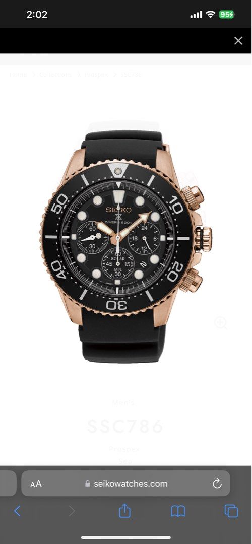 Chronograph Ssc786p1 Diver's 200m Seiko Ssc786p1 Seiko