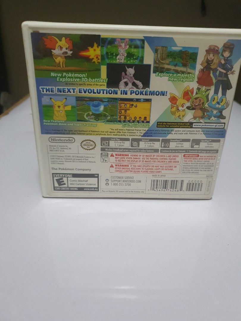 Selling Pokemon X (Category: Nintendo) located in Quezon City. Submitted by itemsforadoption (Listing ID 1263302918, Image 2). Description: Rfs: Its 2023! Happy New Year! Hoping you have a good year ahead of you! If you have questions feel free to send a message. Though I'll most likely be able to reply from 10am to 8pm. Please be patient and understanding. Decluttering games and items that I've picked up or for friends and family. Item Descripti