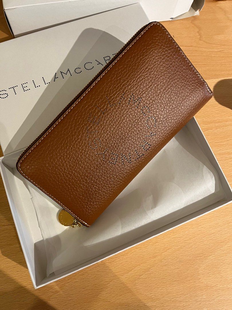 Stella McCartney logo long wallet, 名牌, 手袋及銀包- Carousell