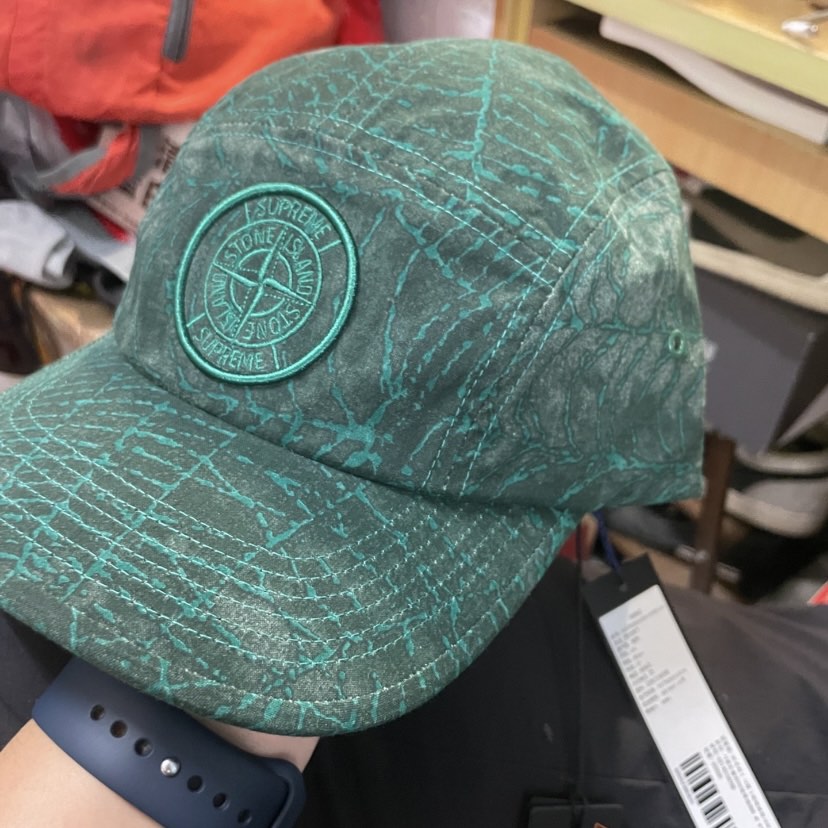 Supreme cap stone island camp FW 23 New York week 10, Men's