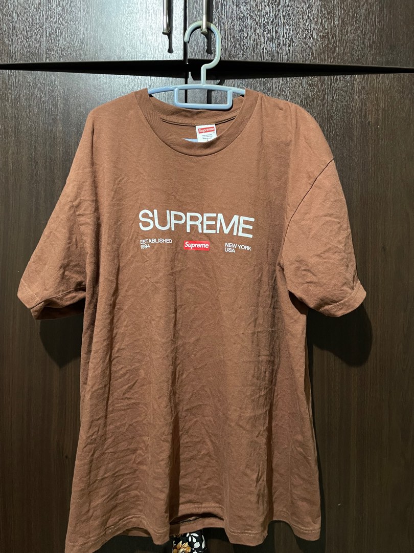 Supreme deals brown shirt