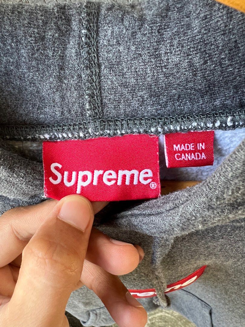 Supreme Supreme Box Logo Hooded Sweatshirt (FW21) Charcoal 