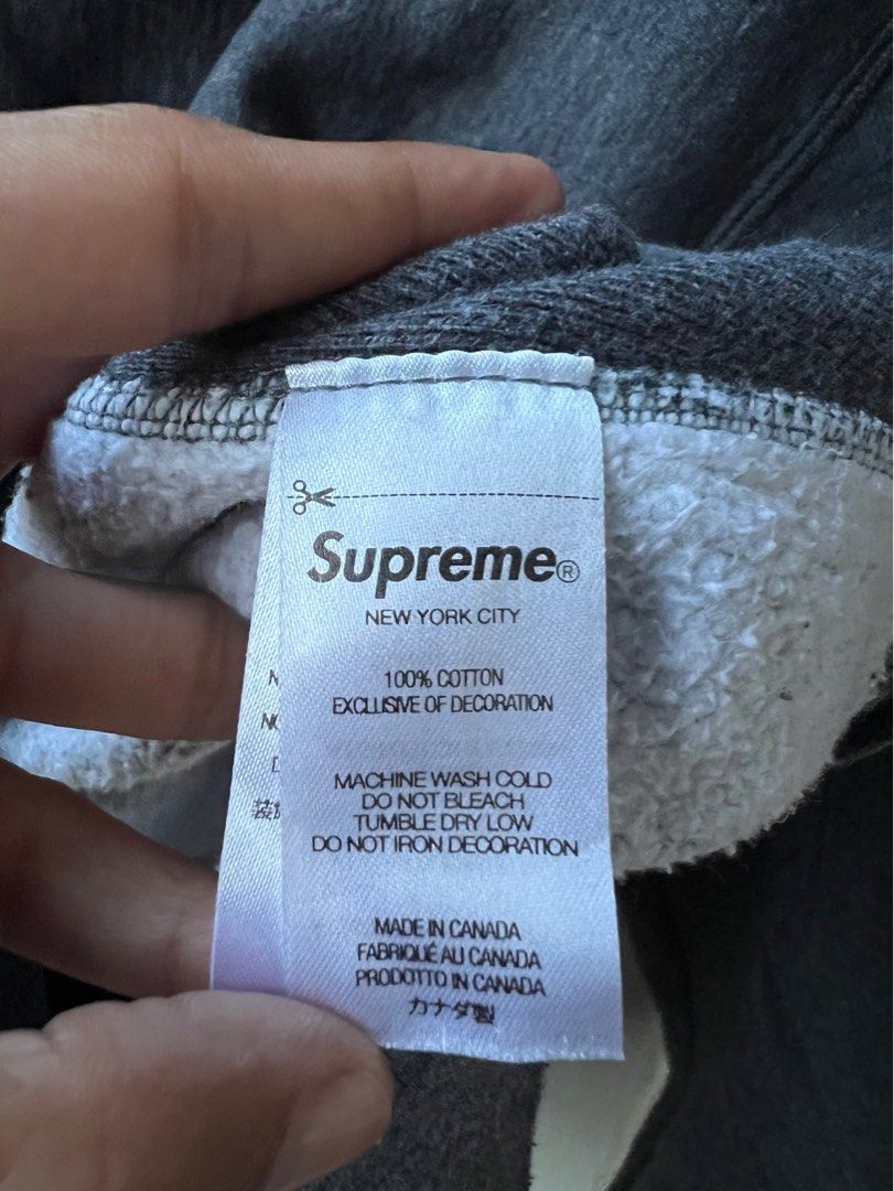 Supreme Supreme Box Logo Hooded Sweatshirt (FW21) Charcoal 