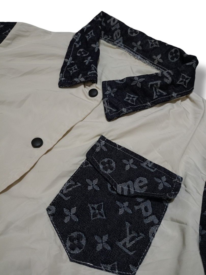 Louis Vuitton supreme lv camouflage jacket coat, 名牌, 服裝- Carousell