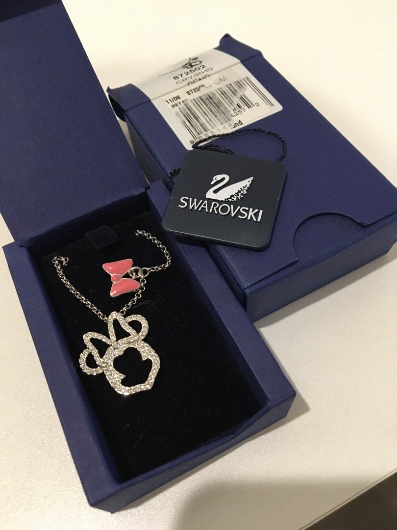 Swarovski Disney Minnie Mouse necklace