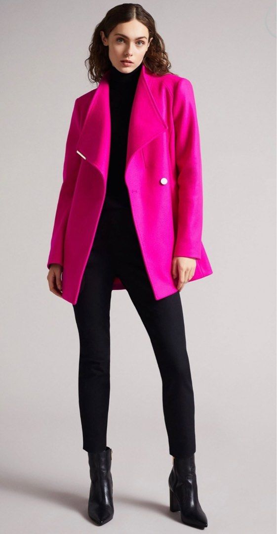 Ted baker pink coat sale store