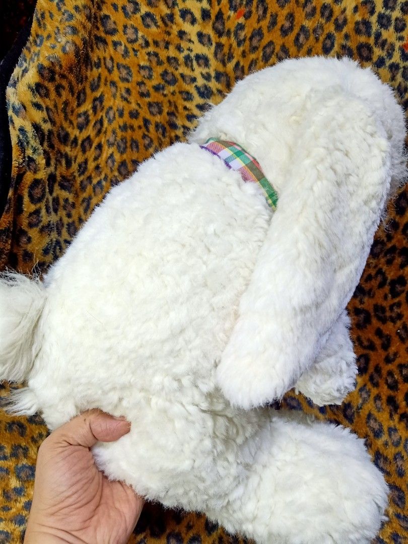 TESCO BRAND JUMBO SIZE VINTAGE WHITE BUNNY / RABBIT, Hobbies & Toys ...