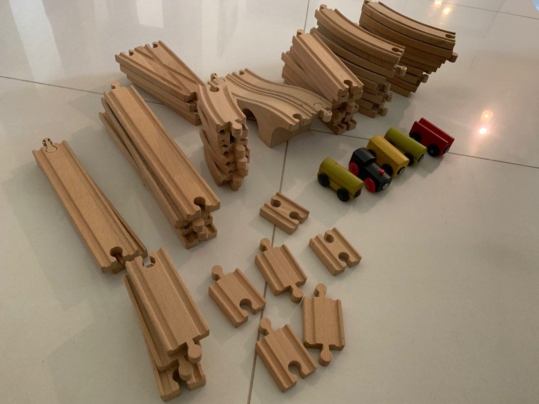 Ikea 50 piece top train set
