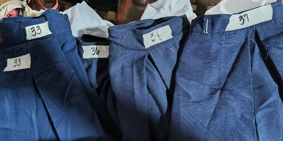Uniform (Category: Sets or Coordinates) located in Quezon City. Submitted by iralucero (Listing ID 1263218437, Image 1). Description: stella maris college school uniform for girls/ senior high: long sleeves 1pc (2xl), 1pc (xl), 1 large... short sleeves 2pcs (3xl), 1pc (xl).. with palda sizes ay 33, 34,36.