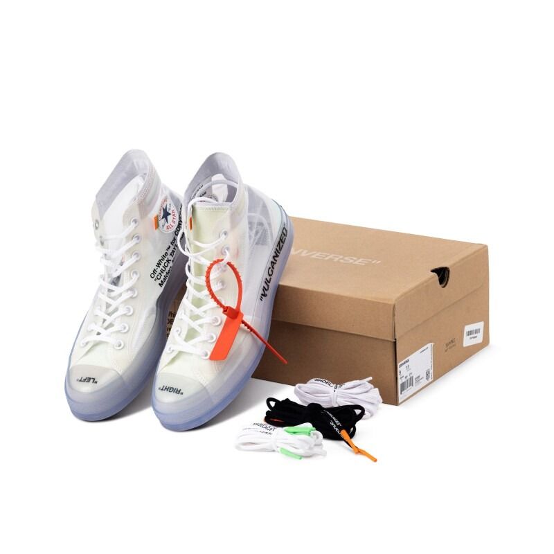 US9 Nike x Off White x Converse Chuck Taylor All Star 70 High