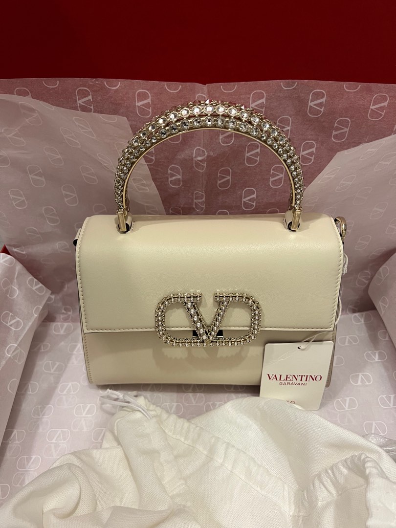 Small Vsling Handbag With Jewel Embroidery by Valentino Garavani