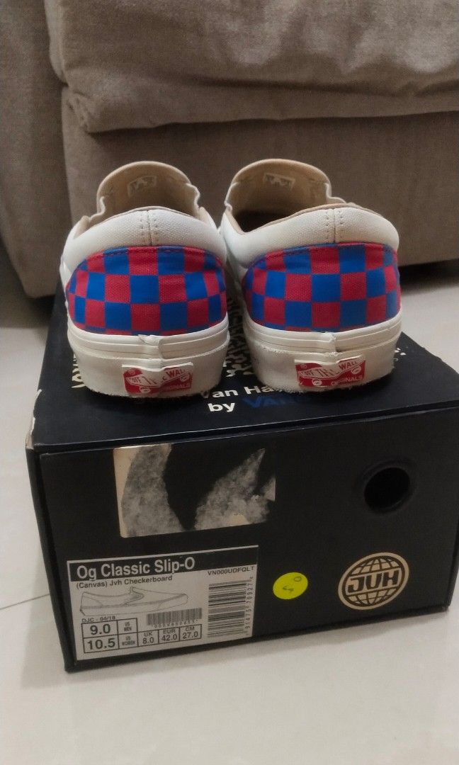 Vans Vault John Van Hamersveld Mens SLIP ON Checkerboard