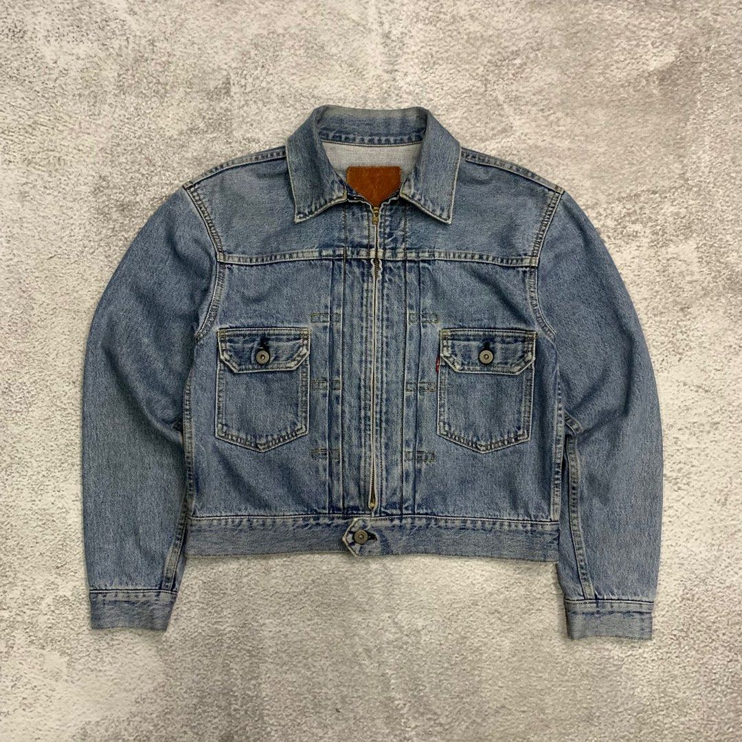 Vintage Levis Type 2 Trucker Denim Jeans Jacket Medium 1990s