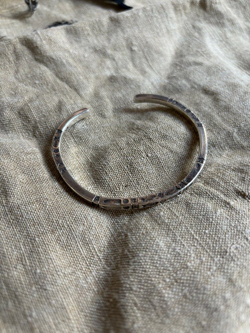 Vintage 925 Silver Bracelet, 男裝, 手錶及配件, 珠寶- Carousell