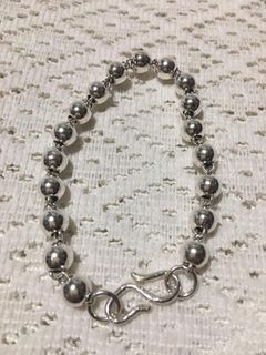 Vintage Beads Silver Bracelet