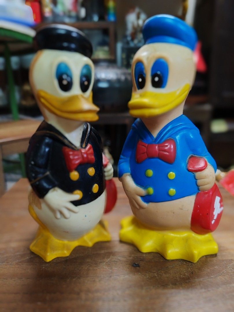 Vintage Mickey Mouse And Donald Duck The Chartered Bank coin bank