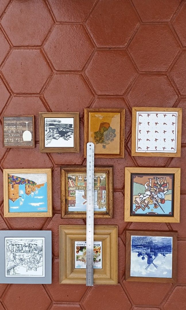 Vintage Trivet or Decor Tiles Collection (Category: Wall Decor) located in Davao. Submitted by papa1919 (Listing ID 1263238911, Image 3). Description: P950 for the bigger ones P750 for the smaller ones.