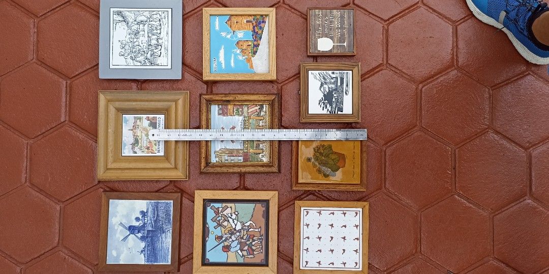 Vintage Trivet or Decor Tiles Collection (Category: Wall Decor) located in Davao. Submitted by papa1919 (Listing ID 1263238911, Image 2). Description: P950 for the bigger ones P750 for the smaller ones.