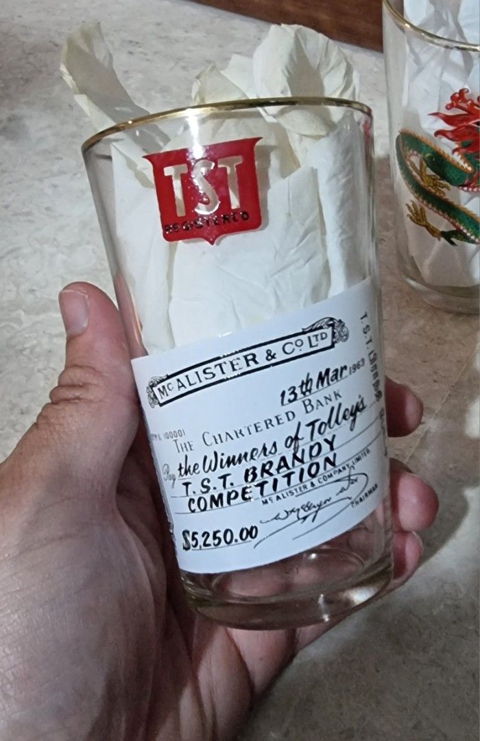 Vintage TST Brandy drinking glasses, Hobbies & Toys, Memorabilia ...