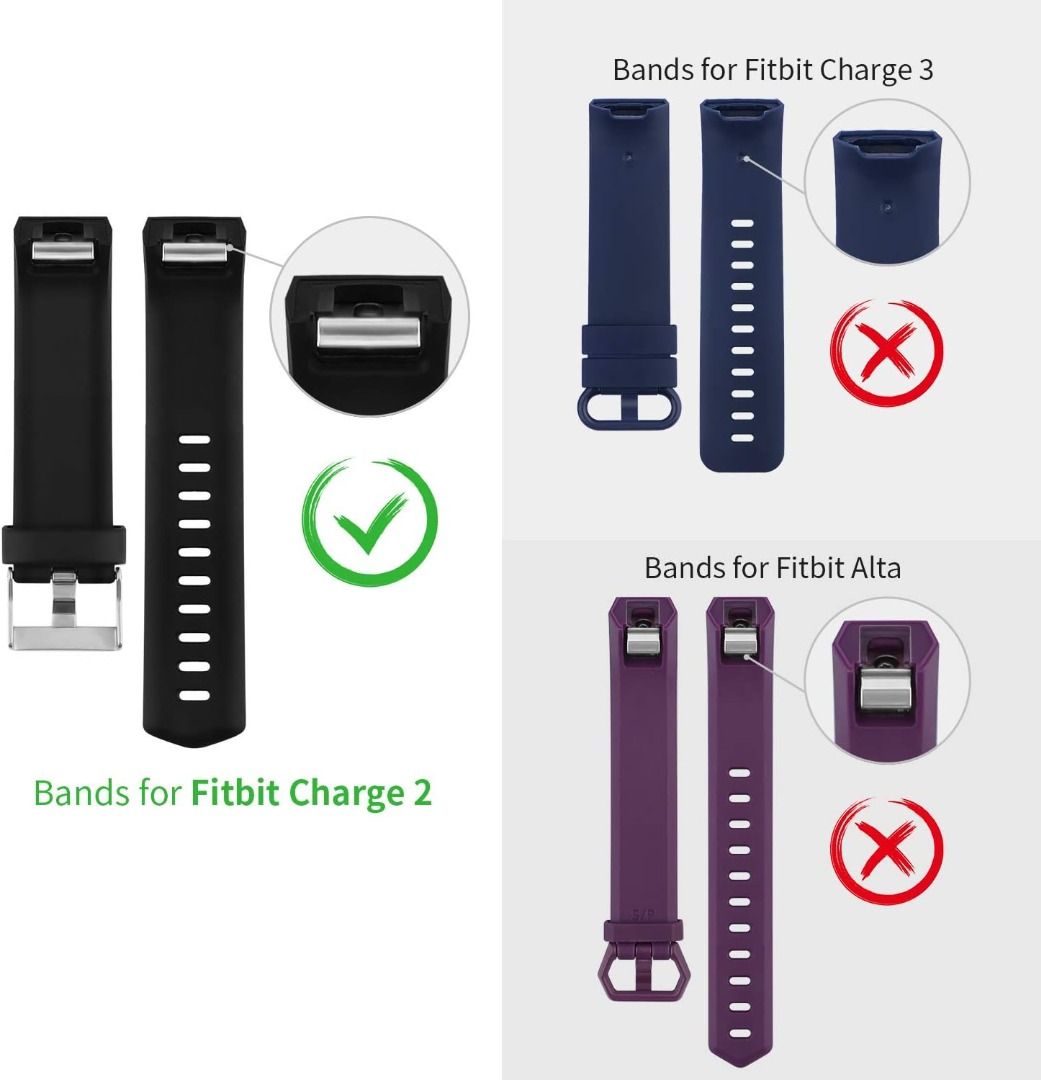 Replacement strap clearance for fitbit