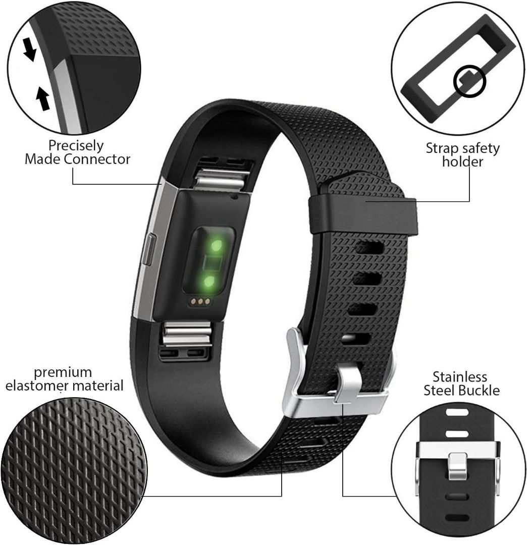 Vitty for Fitbit Charge 2 Strap for Women and Men Charge 2 Bands