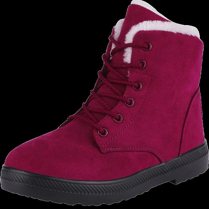 Slip on ankle snow boots cheap