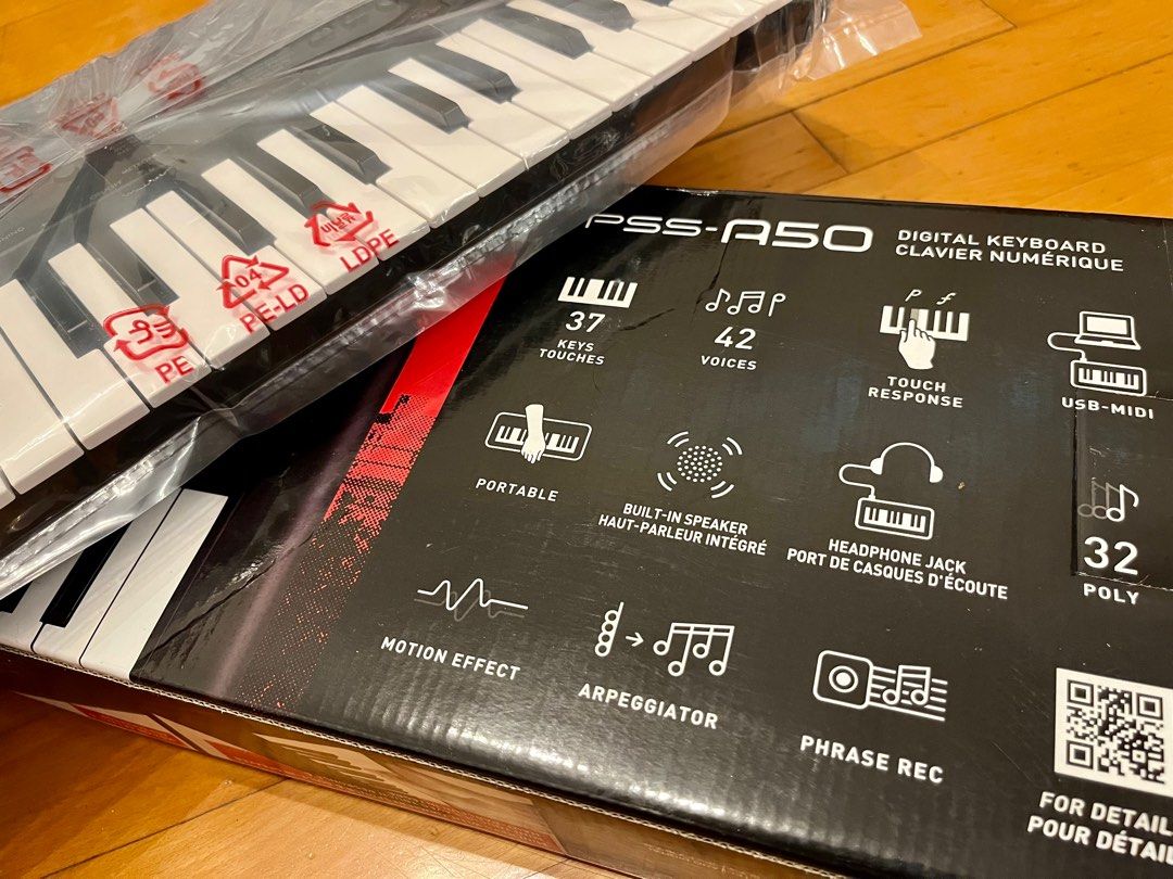 🇯🇵日版YAMAHA PSS A50 37鍵電子琴鍵盤全新正版, 興趣及遊戲