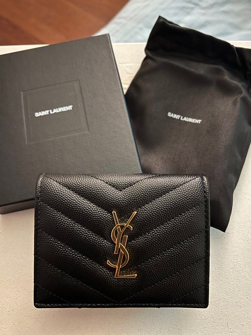 YSL Cardholder Red, Women's Fashion, Bags & Wallets, Wallets & Card holders  on Carousell