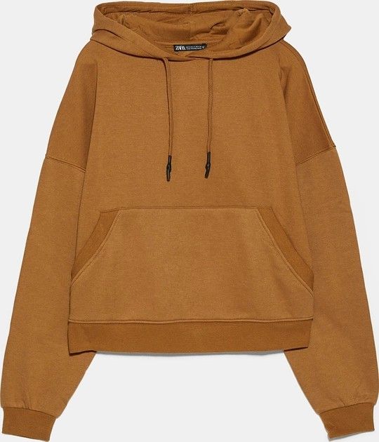 Pouch pocket sweatshirt zara outlet