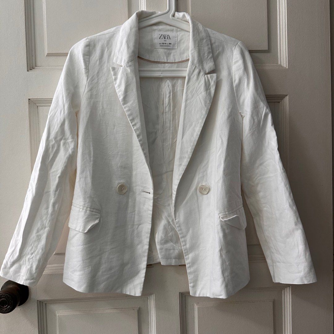 White linen outlet jackets womens