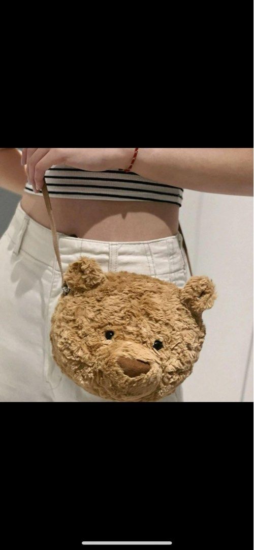 British jellycat Barcelona bear bag Zhao Lusi s same