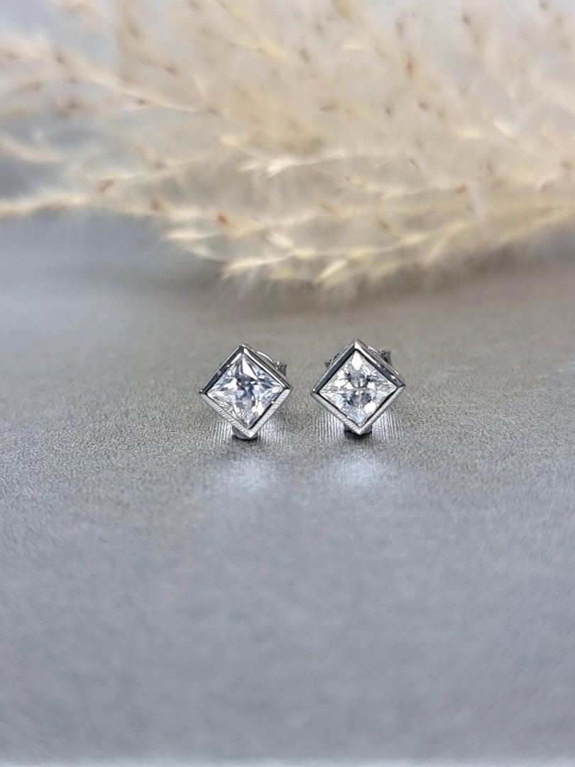 Cut diamond sale earrings