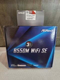 11.11 Promo! Ryzen 7 5700X + ASRock B550M WiFi SE - CPU + Mobo Bundle