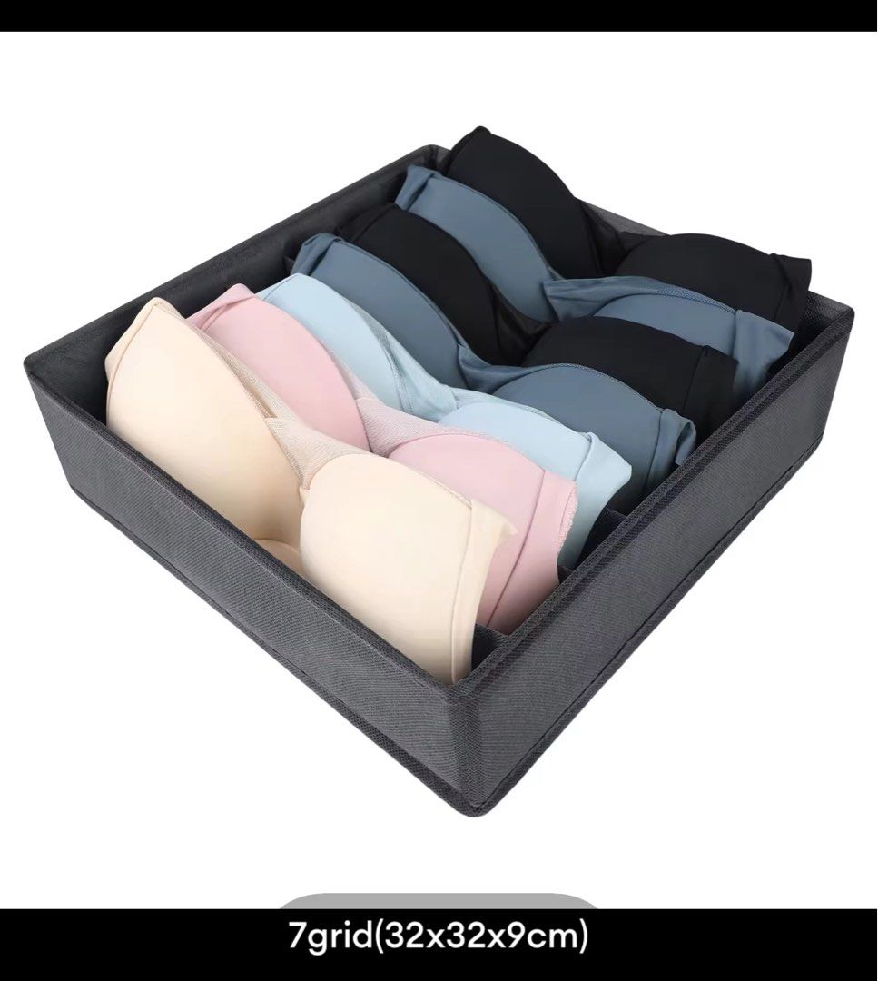 Buy 3 Pack Underwear Storage organiser,7 Grid - MyDeal, grid