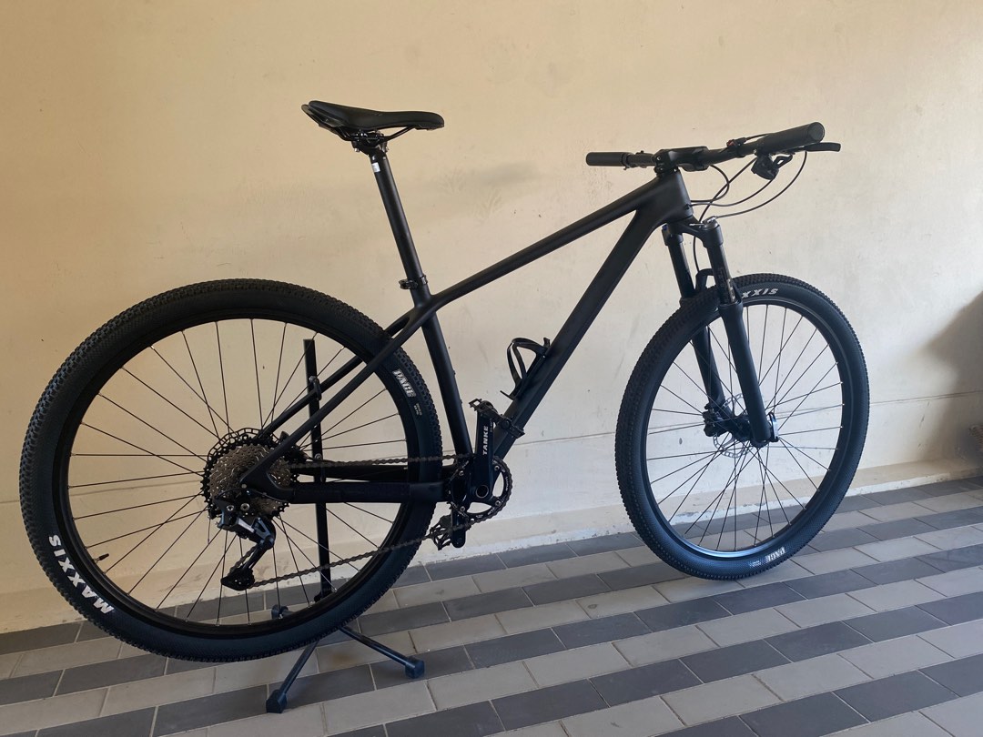 cube carbon fibre mountain bike