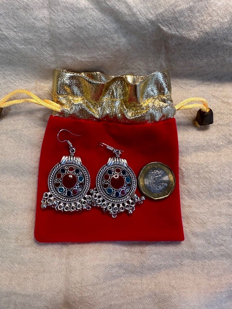Red earrings best sale club factory