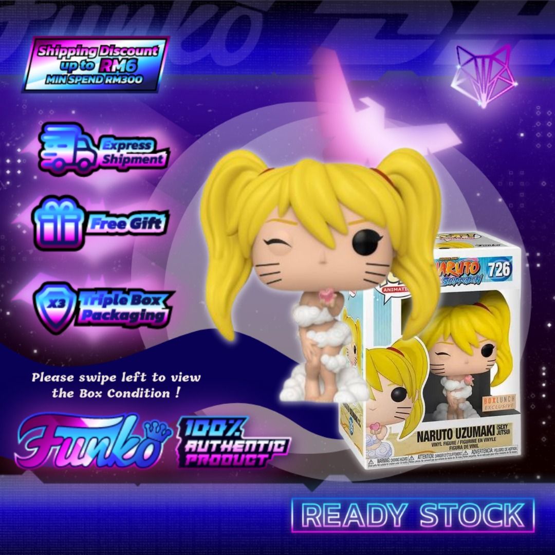 Funko Pop Naruto Uzumaki Sexy Jutsu 726 Special Edition