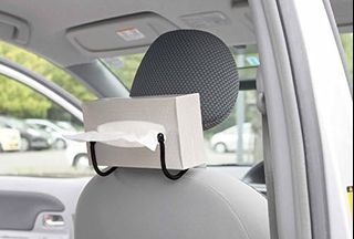 日本 CRETOM 汽車用可屈曲多用途掛勾 雨傘架 紙巾架 相機架 頭枕椅背掛勾掛鉤