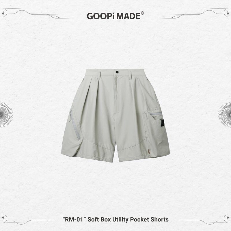 全新size 1 goopi goopimade “RM-01” Soft Box Utility Pocket Shorts