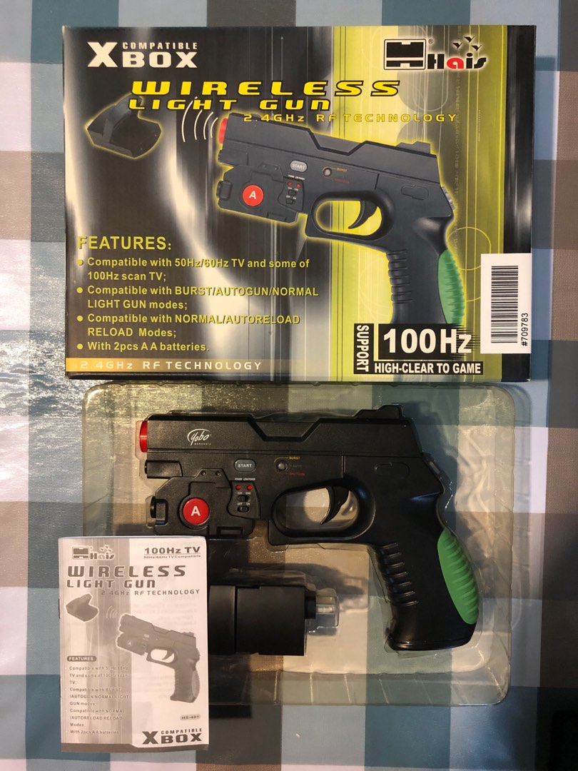 初代 Xbox wireless light gun controller 無線光槍 控制器, 電子遊戲, 遊戲機配件, 手掣 Carousell